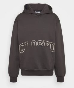 CLOSED COLLEGE HOODIE Sweatshirt Dark Nickel Homme - Sweats à capuche premium