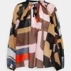 CLOSED Femme TUNIC BLOUSE - Blouse Multicolore Élégante et Polyvalente -Promos CLOSED Magasin 0878b92cfb794f93a4466756e7134b69