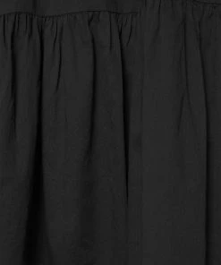 CLOSED Femme Robe Longue Maxi Élégante Noir - Style Étagé -Promos CLOSED Magasin 09144e3183f24f11bd47d7bc596eaa28