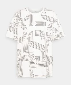 T-shirt Femme Imprimé Allover Ivory - CLOSED