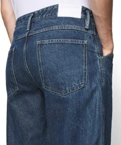 CLOSED X LENT Jean Tapered Droit Homme - Bleu Moyen -Promos CLOSED Magasin 0ad50ee668fc4ad7b11ed101a11a02db