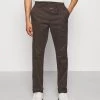 CLOSED ATELIER Tapered Chino Homme - Dark Lava - Pantalon Chino Élégant
