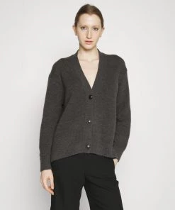 CLOSED Boxy Gilet Dark Nickel Femme - Gilet Femme Élégant et Confortable