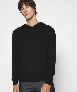 CLOSED Homme Sweat à Capuche Noir - Sweat à Capuche Haut de Gamme