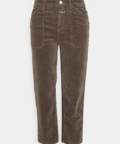 CLOSED ABE Pantalon Classique Chocolate Chip Femme - Pantalon Taille Haute Élégant