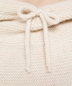 CLOSED Femme Pullover à Capuche en Laine Ivory - Sweat à Capuche Élégant -Promos CLOSED Magasin 198433002e3345f8b5077c9e7c55803f