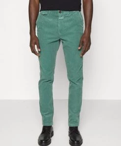 CLOSED ATELIER Pantalon Classique Dark Teal Homme - Pantalon élégant pour homme