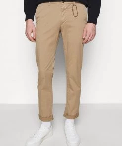 CLOSED Pantalon Classique Clifton Beige Homme - Pantalon Taille Haute en Coton
