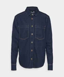 CLOSED TESSA Blouse Femme Bleu Foncé - Chemise Élégante pour Femme -Promos CLOSED Magasin 1f7226a027af44bab781816745bf1cd8