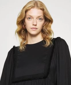 CLOSED Femme JORDYN Robe De Jour Noir - Robe d'été élégante -Promos CLOSED Magasin 221d8b36d7834317b4ef391114820b87