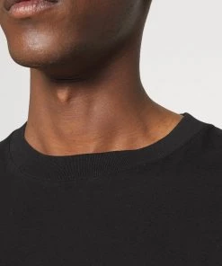 T-Shirt Basique Détendu Homme Noir - CLOSED -Promos CLOSED Magasin 23e6e5c8aa0f4e209498d690aafdb031