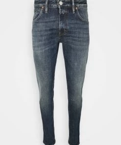 CLOSED DROP CROPPED Jean Slim Homme - Bleu Moyen - Coupe ajustée -Promos CLOSED Magasin 256a735367c3441d86a8b73b9a41646a