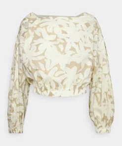 CLOSED Blouse Élastique Cintrée Grain Beige pour Femme - Style Moderne et Confortable