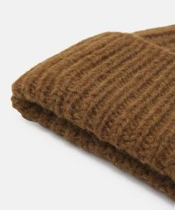CLOSED Femme Bonnet HAT en Laine Marron Taupe - Accessoire Élégant pour Femme -Promos CLOSED Magasin 29624782526d4af39bfd83a2779f93a2