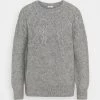 Pull col rond CLOSED - Gris Heather Melange - Femme -Promos CLOSED Magasin 2a7534de838141f6b882c0ec222fa506