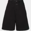 CLOSED Femme WIDE LEG Short Noir - Shorts larges élégants -Promos CLOSED Magasin 2b561a11024c49488e59e95728e34355