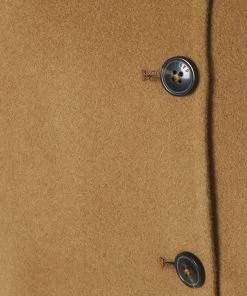 CLOSED Femme YANA - Manteau Court Double Boutonné Dark Tan - Vêtements Élégants -Promos CLOSED Magasin 3983e86fa9114ce7b8cd86dd24d0cccb