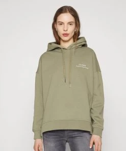 CLOSED HOODIE Sweat à Capuche Dried Basil Femme - Sweats à Capuche Élégants