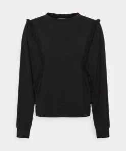 CLOSED Sweatshirt Femme Noir - Sweat à capuche élégant pour femme
