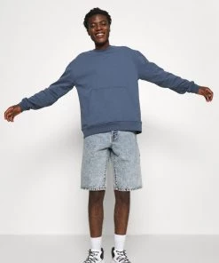 CLOSED Homme Sweatshirt Bleu Ardoise - Sweat à capuche pour hommes -Promos CLOSED Magasin 3e1e7e5ac9cb48629f01b849b8100f44