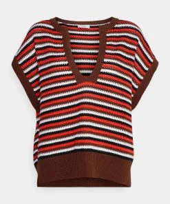 Pullover Tunique CLOSED VEST Femme - Noix du Brésil