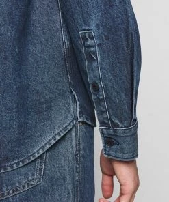 CLOSED ARMY OVER Chemise Homme - Bleu Moyen - Détente et Style -Promos CLOSED Magasin 461b7fd0e4174a23acb42bb051eefd19