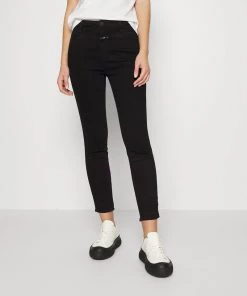 CLOSED PUSHER Jeans Skinny Noir Femme - Jean Slim Élégant