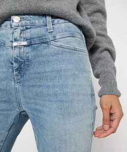 CLOSED Femme PUSHER Jeans Skinny Bleu Moyen - Jean Slim Taille Haute -Promos CLOSED Magasin 48e0c9140f7d4ca8b529a3a4ee91889b