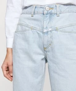 CLOSED PEDAL PUSHER Jean Droit Light Blue Femme - Jeans Taille Haute Décontracté -Promos CLOSED Magasin 497910470f4b486eb35b473d4563fa07