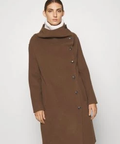 CLOSED Femme SHEHO Manteau Classique Marron Tawny - Manteau Élégant pour Femme