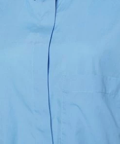 CLOSED CLASSIC Chemisier Placid Blue Femme - Chemise Élégante pour Femme -Promos CLOSED Magasin 52984439d68044ad8dfaf03615622043