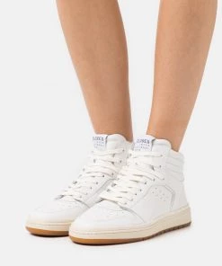 CLOSED Femme Baskets Montantes White - Sneakers Hautes de Luxe