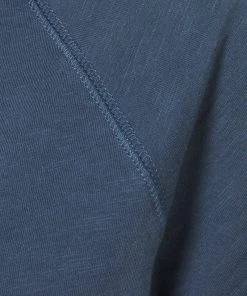 T-Shirt Basique Femme Blue Slate - CLOSED | T-shirt décontracté en coton -Promos CLOSED Magasin 5556bb0f1fe74bb0a992d40207efd894