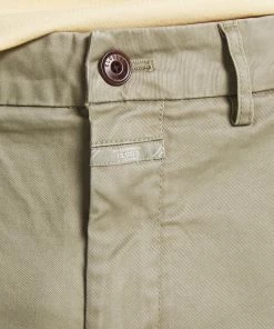 CLOSED ATELIER Tapered Chino Homme - Pantalon Chino Élégant en Khaki Clair -Promos CLOSED Magasin 55be514b67464b3fbdacce16a9b72f44
