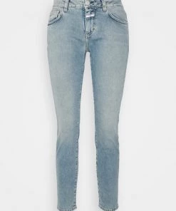 CLOSED BAKER Jean Slim Mid Blue Femme - Jean Slim Taille Haute pour Femme -Promos CLOSED Magasin 570dc937d53b4326a59b61c7737dbb60