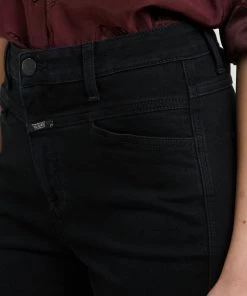 CLOSED Jeans Skinny PUSHER Noir pour Femme - Taille Haute, Coupe Slim -Promos CLOSED Magasin 57d499dd17764dbeac81088c911931d7
