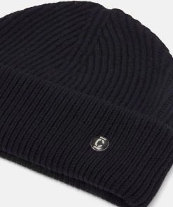 Bonnet Unisexe CLOSED Noir/Bleu Marine - Accessoire Élégant pour Homme et Femme -Promos CLOSED Magasin 58f32c6d8dac4f1d91d92f8ba4f23283