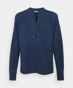 CLOSED Femme NYSSA Blouse Bleu Moyen - Élégance et Confort