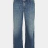 CLOSED NOLIN Jean Boyfriend Femme - Coupe Large, Bleu Foncé