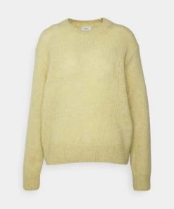 CLOSED Femme CREW LONG SLEEVE Pullover New Jade - Pulls Élégants pour Femme -Promos CLOSED Magasin 5b7a8215f3a049da9fb566ca5c611bd9