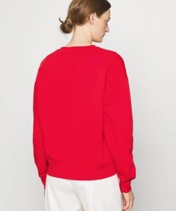 CLOSED Sweatshirt Femme à Col Rond avec Logo - Rouge -Promos CLOSED Magasin 5e8b00af6b774dbf9cc74ba3d3624a99