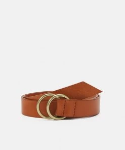 CLOSED Femme Ceinture Détente en Cuir Cinnamon - Accessoire Élégant