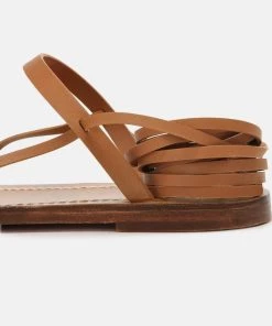 CLOSED DESERT Sandales Cognac Femme - Sandales à bride élégantes -Promos CLOSED Magasin 64c00fb0a8394a6f913781d4951c35a9