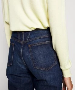 CLOSED Femme PEDAL PUSHER Jean Droit Dark Blue - Jeans droit élégant pour femme -Promos CLOSED Magasin 66d1470142bd4578ada859b28ab49db5