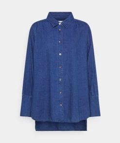 CLOSED GATHERED SHIRT Blouse Femme Bleu Foncé - Élégance et Confort