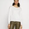 Pullover Femme CLOSED - Ivory - Laine Douce et Confortable