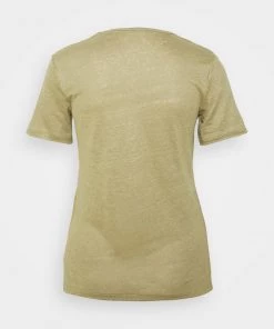 T-shirt Basique Femme DELETION LIST Vert Bark - CLOSED -Promos CLOSED Magasin 6f572db980d14a51b8a47393a227d1cc