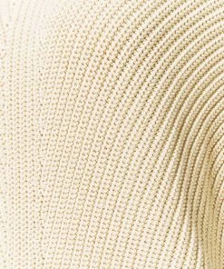 CLOSED Femme Pullover HEAVY CREW NECK en Laine - Almond Cream -Promos CLOSED Magasin 710bab72fc62417b97177ef0de1ef979