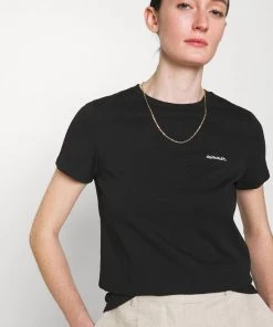 T-Shirt Basique Noir Femme CLOSED - Haut Décontracté Élégant -Promos CLOSED Magasin 71d2267d3922402c852ce64e7133cf3d