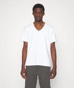 T-shirt Homme Col V Basique Blanc - CLOSED